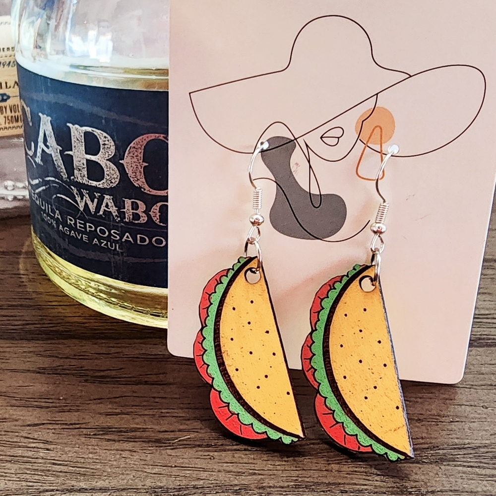 Taco Shaped Earrings